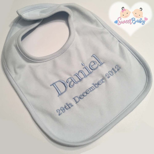 Personalised Bib Blue