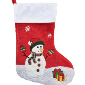 Personalised Plush Snowman Stocking
