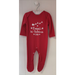 My First Christmas Romper